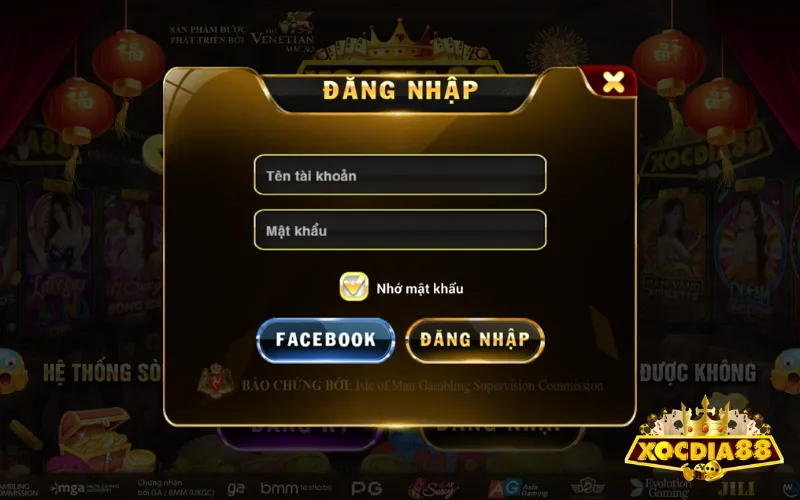 Hướng dẫn cách đăng nhập XOCDIA88 siêu nhanh với 3 bước